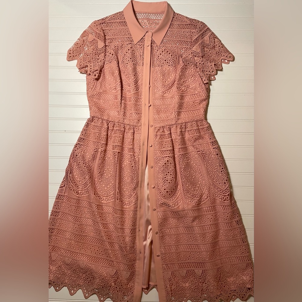 Antonio Melani size 12 light pink shower/event/wedding dress. Never worn.